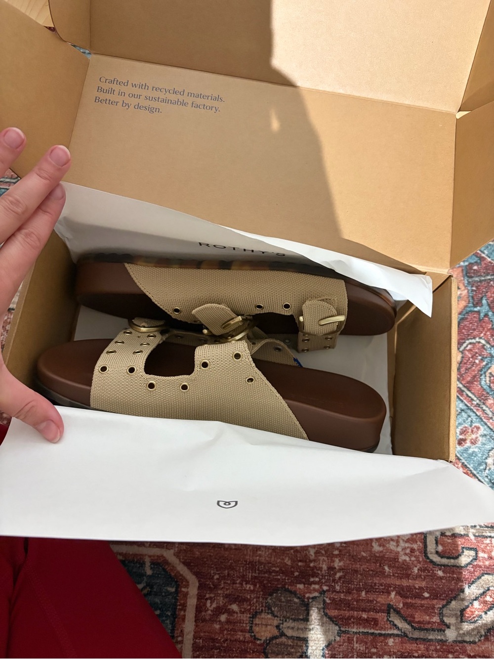NEVER WORN Rothy’s Buckle Slides - Picture 3 of 11